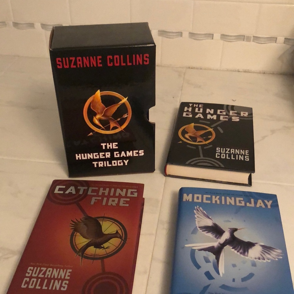 The hunger games trilogy box set. Like new!